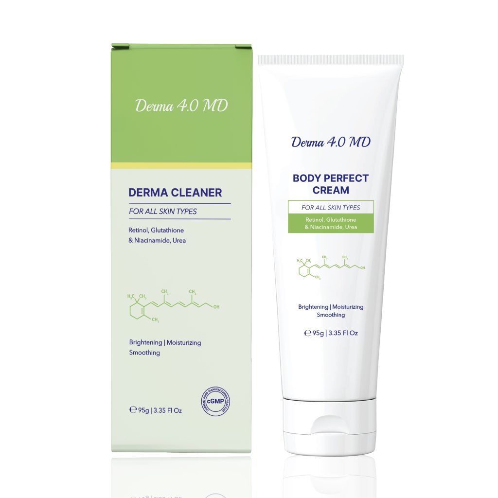 Sản phẩm kem dưỡng trắng body của Derma 4.0 MD