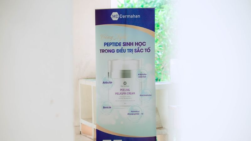 Mỹ phẩm Derma 4.0 MD có bảng thành phần rõ ràng